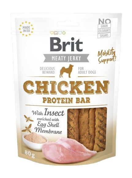 Brit Jerky Chicken with Insect Protein Bar 80 g