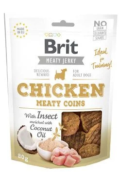 Brit Jerky Chicken with Insect Meaty Coins 80 g