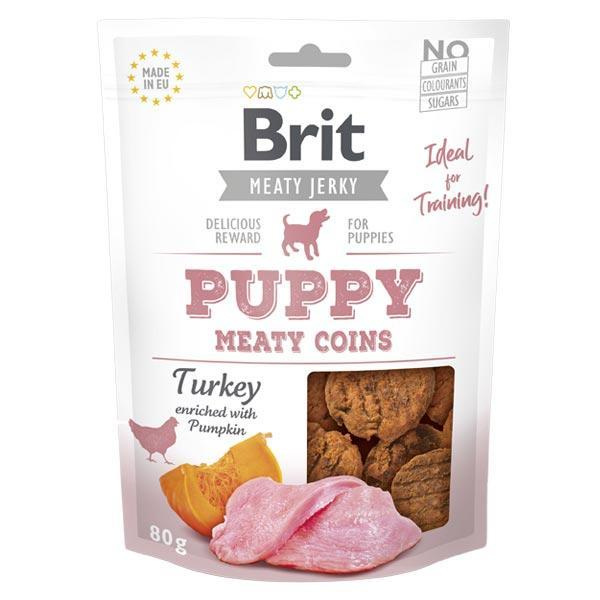 Brit Meaty Jerky Puppy Meaty Coins - 80g