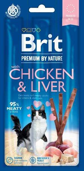 Brit Premium Cat by Nature Sticks Chicken&Liver(3pcs)