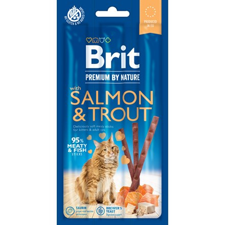 Brit Premium Cat by Nature Sticks Salmon&Trout(3pcs)