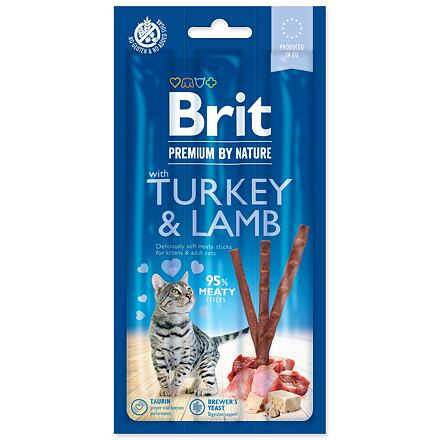 Brit Premium Cat by Nature Sticks Turkey&Lamb(3pcs)