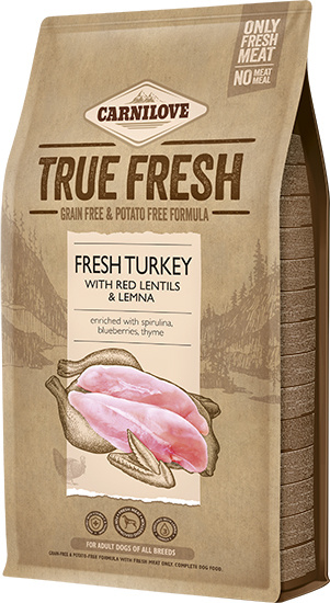 CARNILOVE True Fresh TURKEY for Adult dogs 4 kg