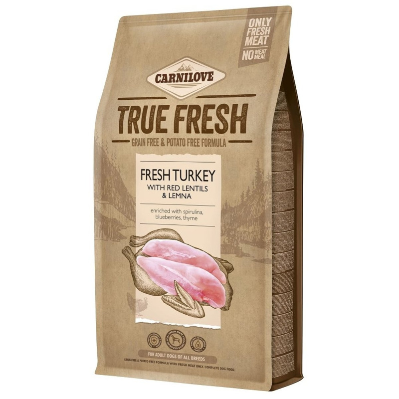 CARNILOVE True Fresh TURKEY for Adult dogs 4 kg
