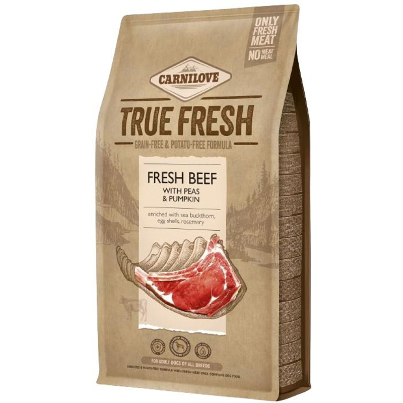 Carnilove True Fresh granule s hovězím pro dospělé psy