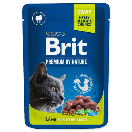 Brit Premium Cat Lamb for Sterilised in Gravy - 100g