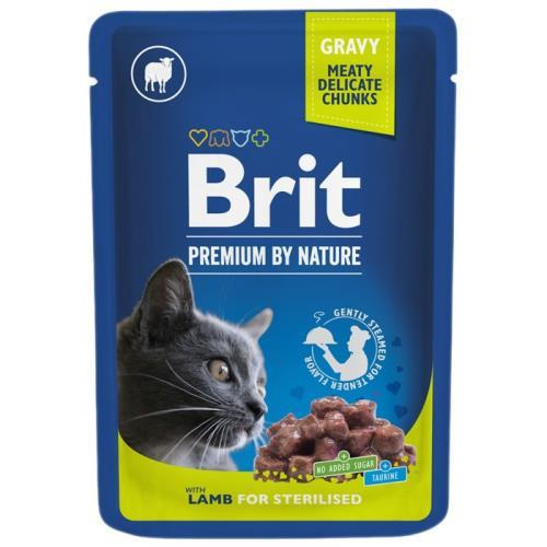 Brit Premium Cat Lamb for Sterilised in Gravy - 100g