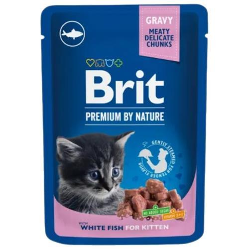Brit Premium Cat Kapsa Kitten White Fish - 100g