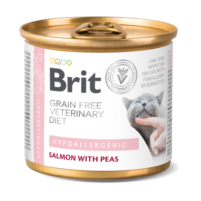Brit VD Cat GF konz. Hypoallergenic 200 g