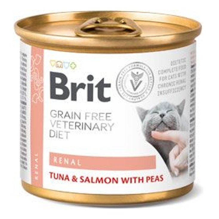 Brit VD Cat GF konz. Renal 200 g