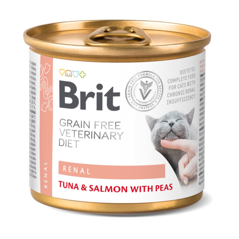 Brit VD Cat GF konz. Renal 200 g