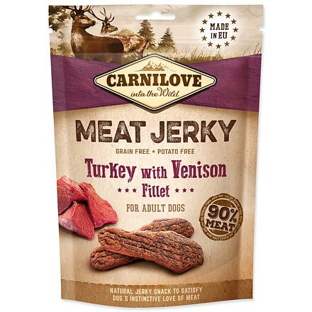 Carnilove Meat Jerky 100g - Turkey/Venison