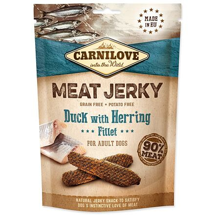 Carnilove Meat Jerky 100g - Duck/Herring