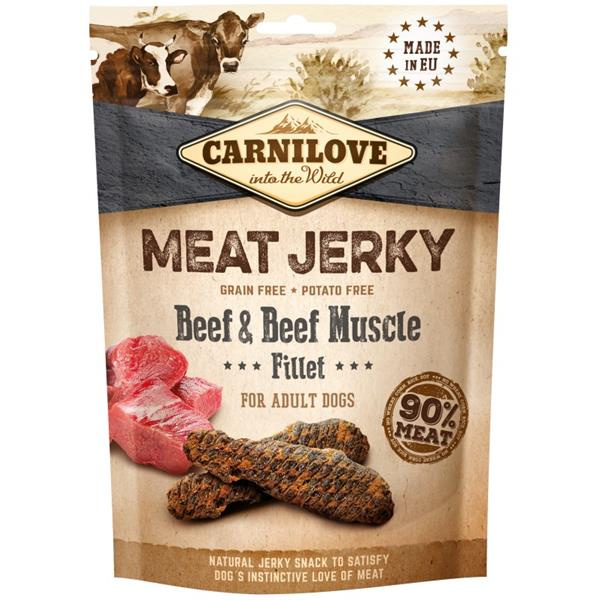 CARNILOVE Jerky Snack Beef & Beef Muscle Fillet 100 g