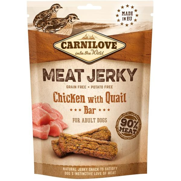 Carnilove Meat Jerky 100g - Chicken/Quail