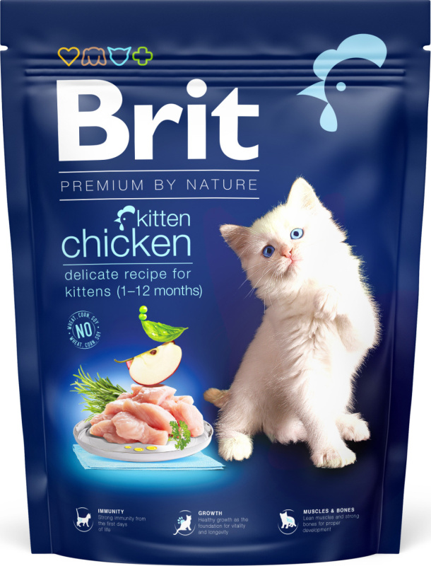 BRIT Premium by Nature Cat Kitten Chicken 300 g