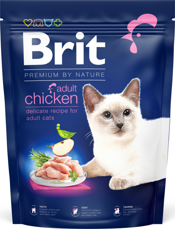 Brit Premium by Nature Cat Adult Chicken 300 g