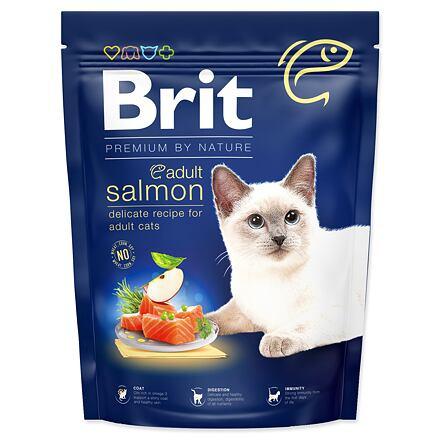 BRIT Premium by Nature Cat Adult Salmon 300 g