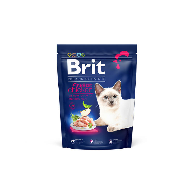 BRIT Premium by Nature Cat Sterilized Chicken 300 g