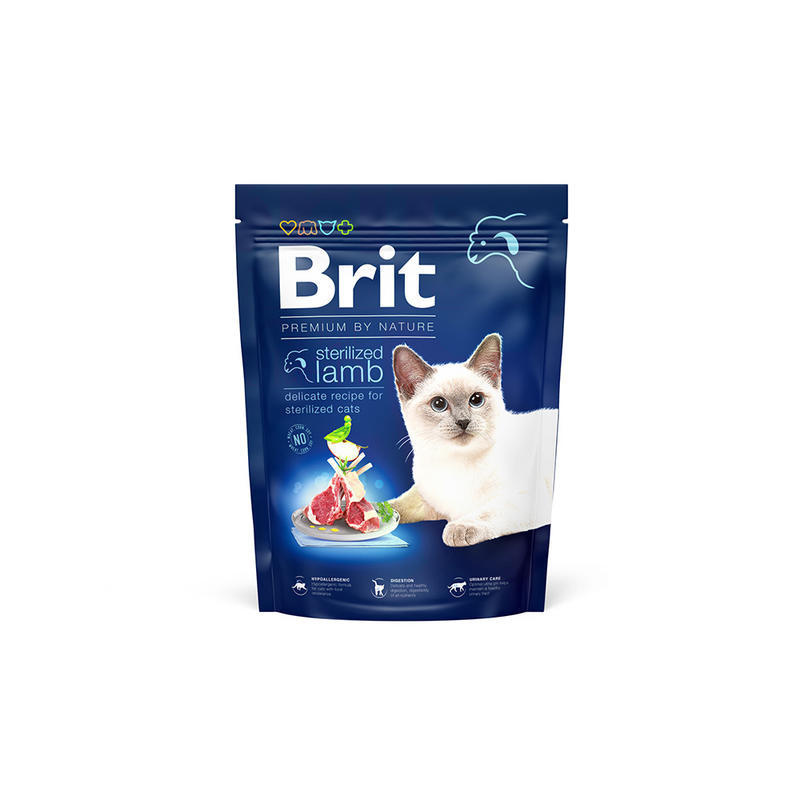 BRIT Premium by Nature Cat Sterilized Lamb 300 g