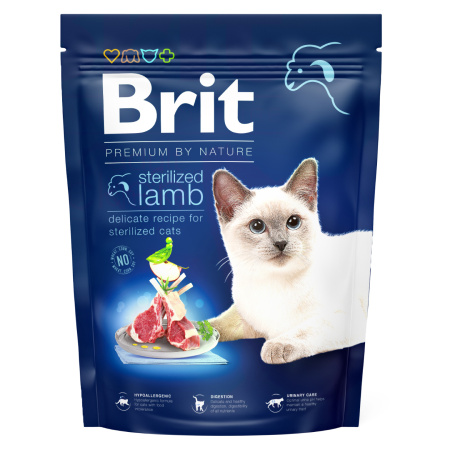 BRIT Premium by Nature Cat Sterilized Lamb 300 g