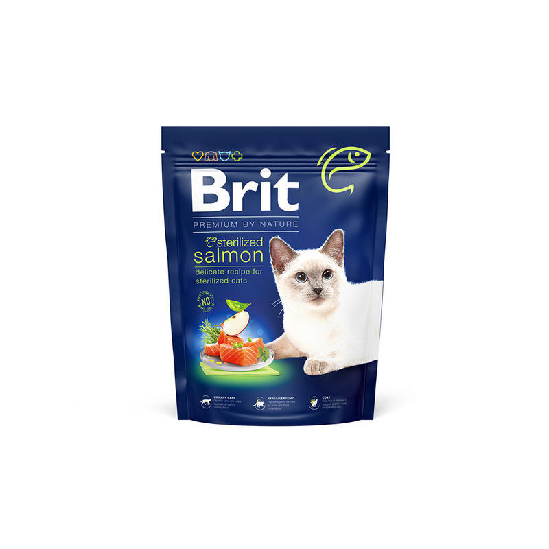 BRIT Premium by Nature Cat Sterilized Salmon 300 g