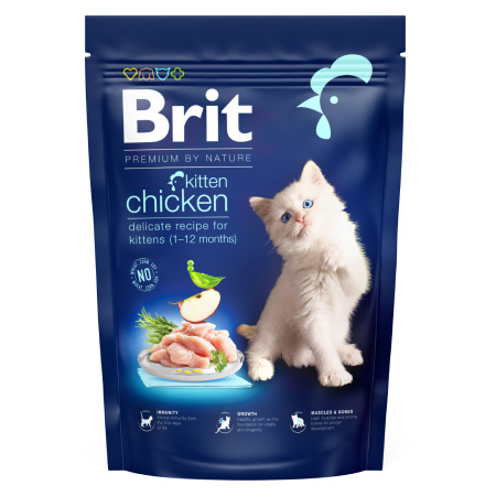 Brit Premium by Nature Cat Chicken Kitten - 800g
