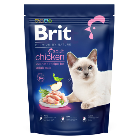 Brit Premium by Nature Cat Adult Chicken - 800g