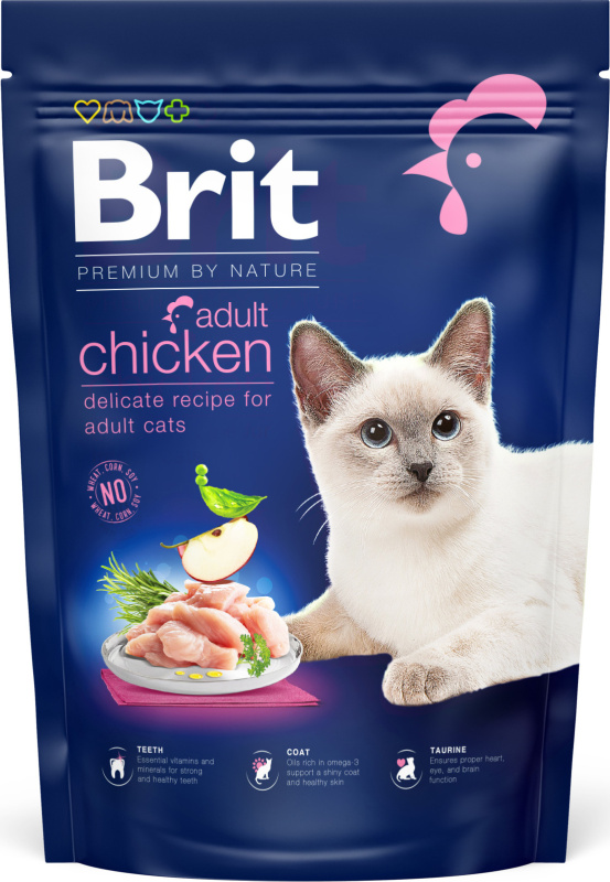 Brit Premium by Nature Cat Adult Chicken - 800g