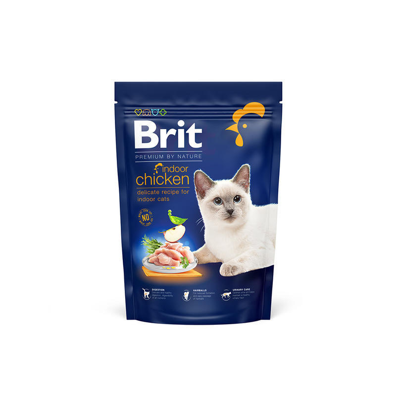 BRIT Premium by Nature Cat Indoor Chicken 800 g
