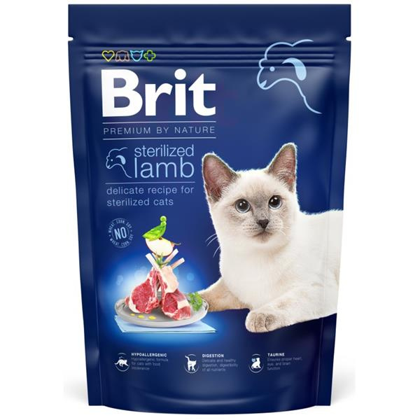 BRIT Premium by Nature Cat Sterilized Lamb 800 g