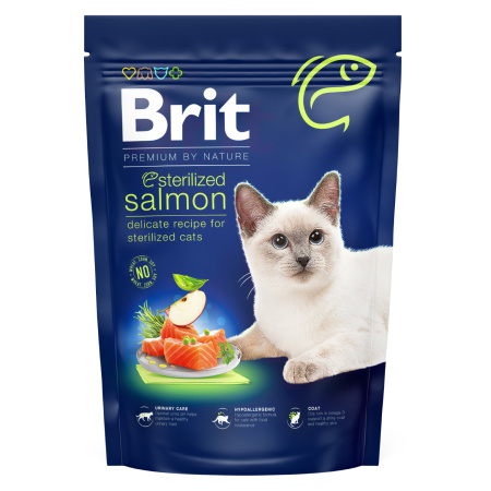 Brit Premium by Nature Cat Sterilized Salmon - 800g