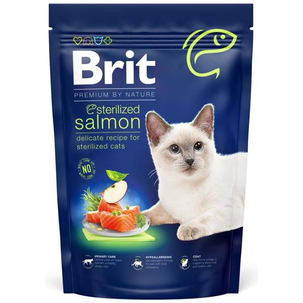 Brit Premium by Nature Cat Sterilized Salmon - 800g