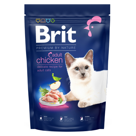 BRIT Premium by Nature Cat Adult Chicken 1,5 kg