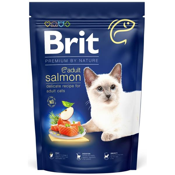 BRIT Premium by Nature Cat Adult Salmon 1,5 kg