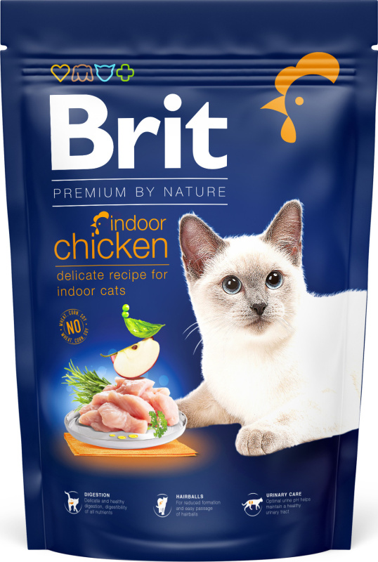 BRIT Premium by Nature Cat Indoor Chicken 1,5 kg