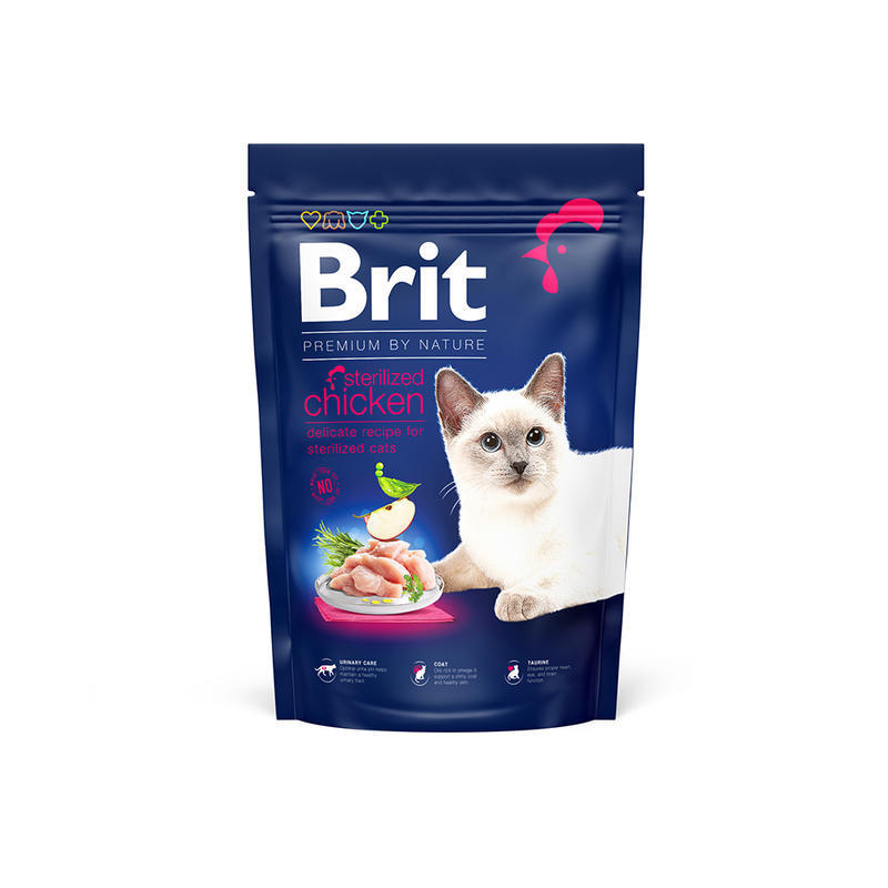 BRIT Premium by Nature Cat Sterilized Chicken 1,5 kg