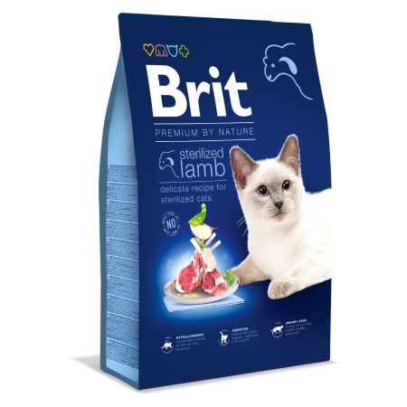 BRIT Premium by Nature Cat Sterilized Lamb 1,5 kg