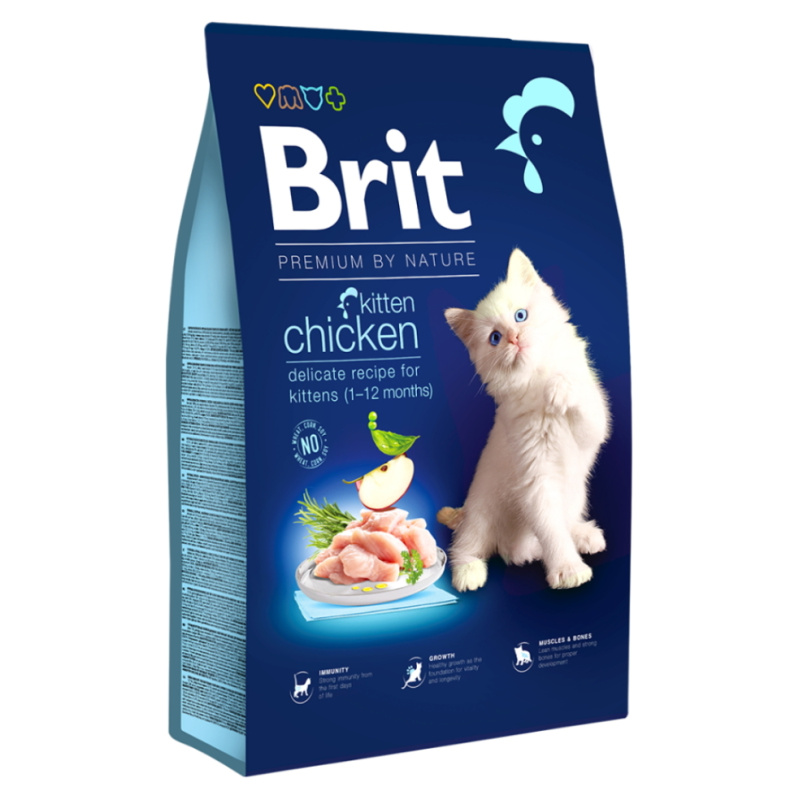 Brit Premium by Nature Cat Chicken Kitten - 8kg