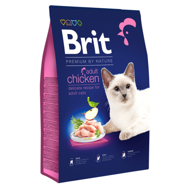 Brit Premium by Nature Cat Adult Chicken - 8kg
