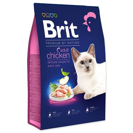 Brit Premium by Nature Cat Adult Chicken - 8kg