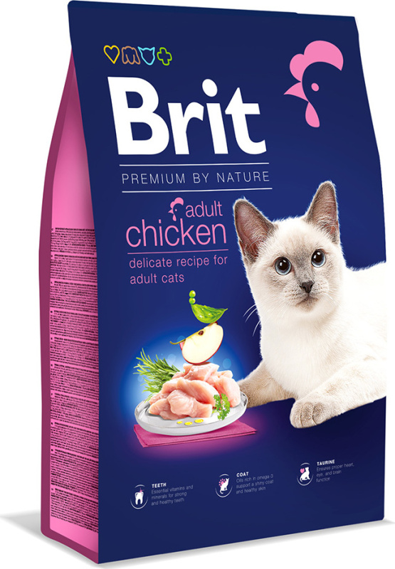 Brit Premium by Nature Cat Adult Chicken - 8kg