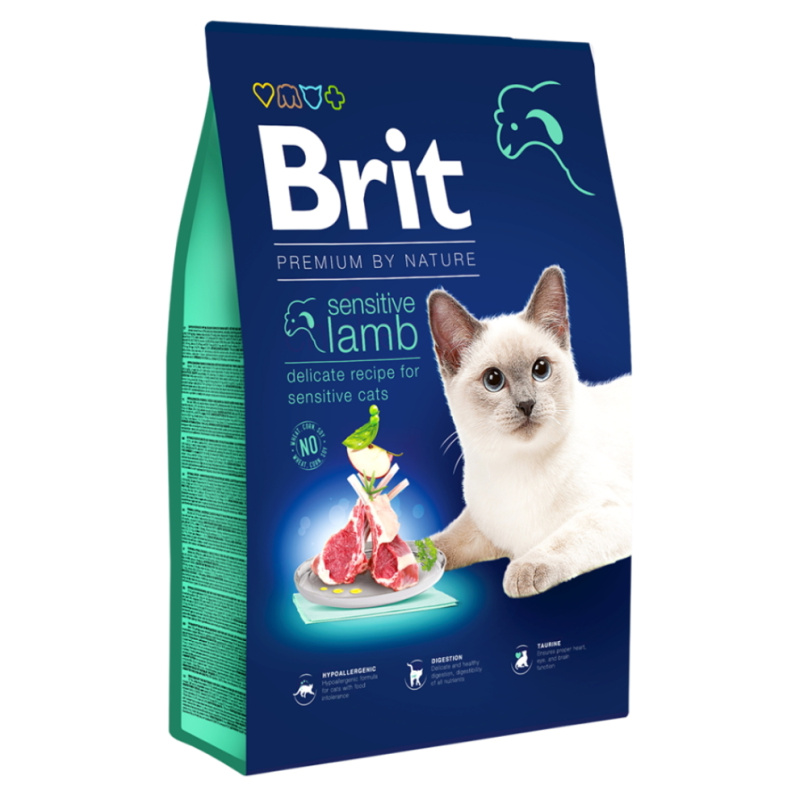 Brit Premium by Nature Cat Sensitive Lamb - 8kg