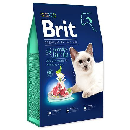 Brit Premium by Nature Cat Sensitive Lamb - 8kg
