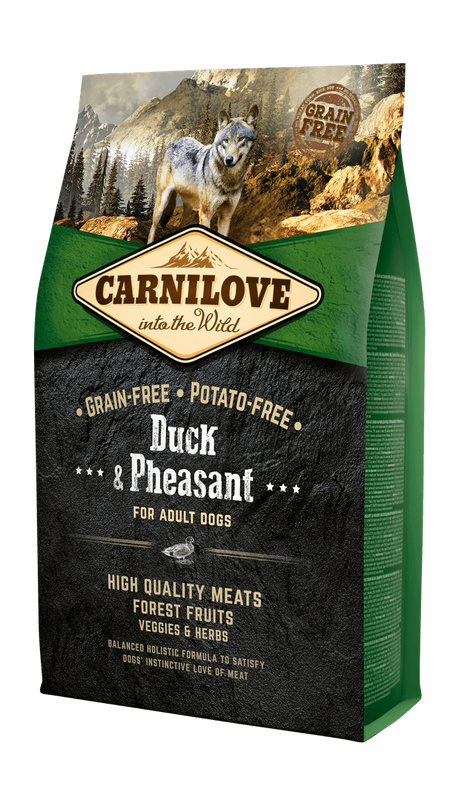 Carnilove krmivo pro dospělé psy s kachnou a bažantem, 4 kg