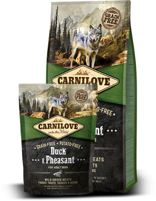 Carnilove krmivo pro dospělé psy s kachnou a bažantem, 4 kg
