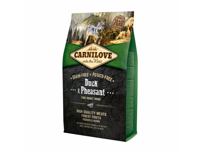 Carnilove krmivo pro dospělé psy s kachnou a bažantem, 4 kg