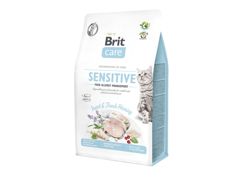 Brit Care Cat GF Insect. Food Allergy Management 0,4kg