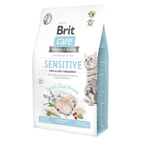 Brit Care Cat GF Insect. Food Allergy Management 2kg