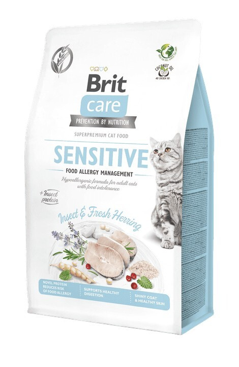 Brit Care Cat GF Insect. Food Allergy Management 2kg